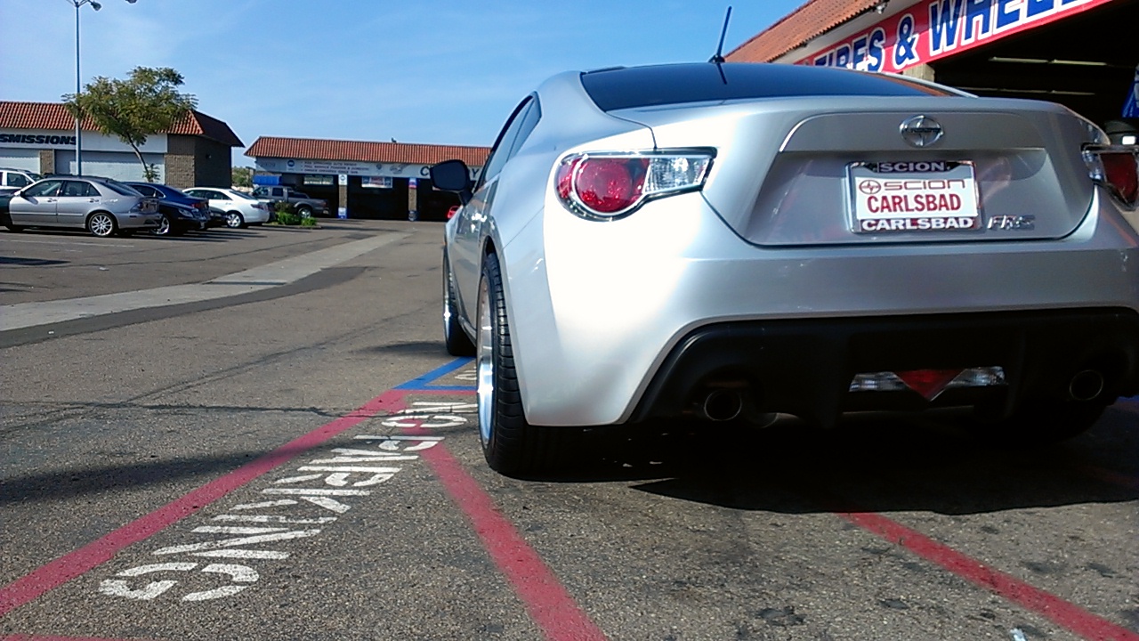 photo 7 Scion FR-S custom wheels BBS RS 18x8.5, ET +35, tire size X R18. 18x9.5 ET+35 