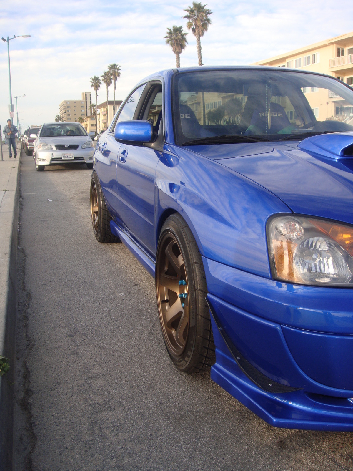 photo 3 Subaru Impreza WRX STi custom wheels Rota Grid 18x10.0, ET +35, tire size 255/40 R18. 18x10.0 ET+32 