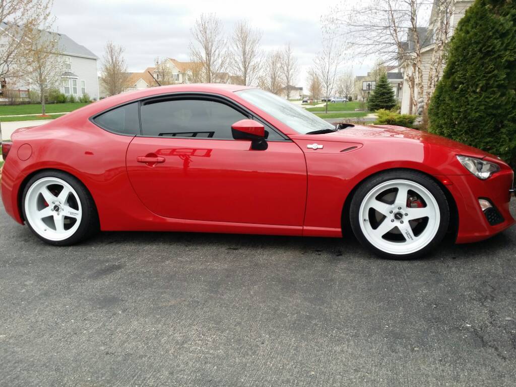 photo 1 Scion FR-S custom wheels Cosmis XT-005R 18x9.0, ET +25, tire size 225/40 R18. x ET 