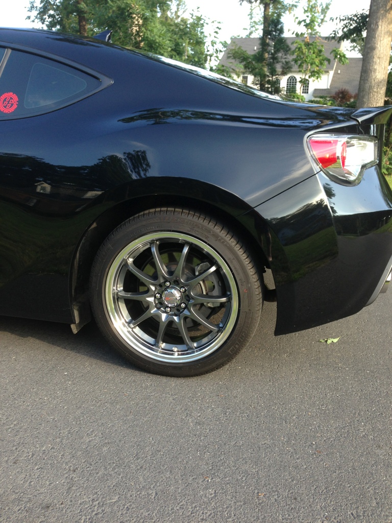photo 1 Scion FR-S custom wheels Drag DR-9 17x7.0, ET +40, tire size X R17. x ET