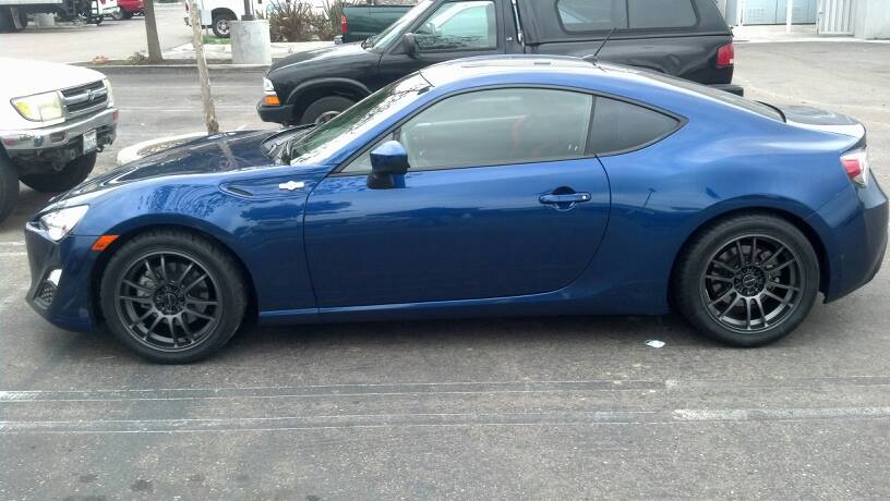 photo 2 Scion FR-S custom wheels Drag DR-38 17x8.0, ET , tire size X R17. 17x9.0 ET