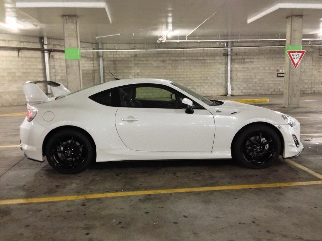 photo 10 Subaru BRZ custom wheels Enkei Fujin 18x8.0, ET +40, tire size 225/40 R18. x ET