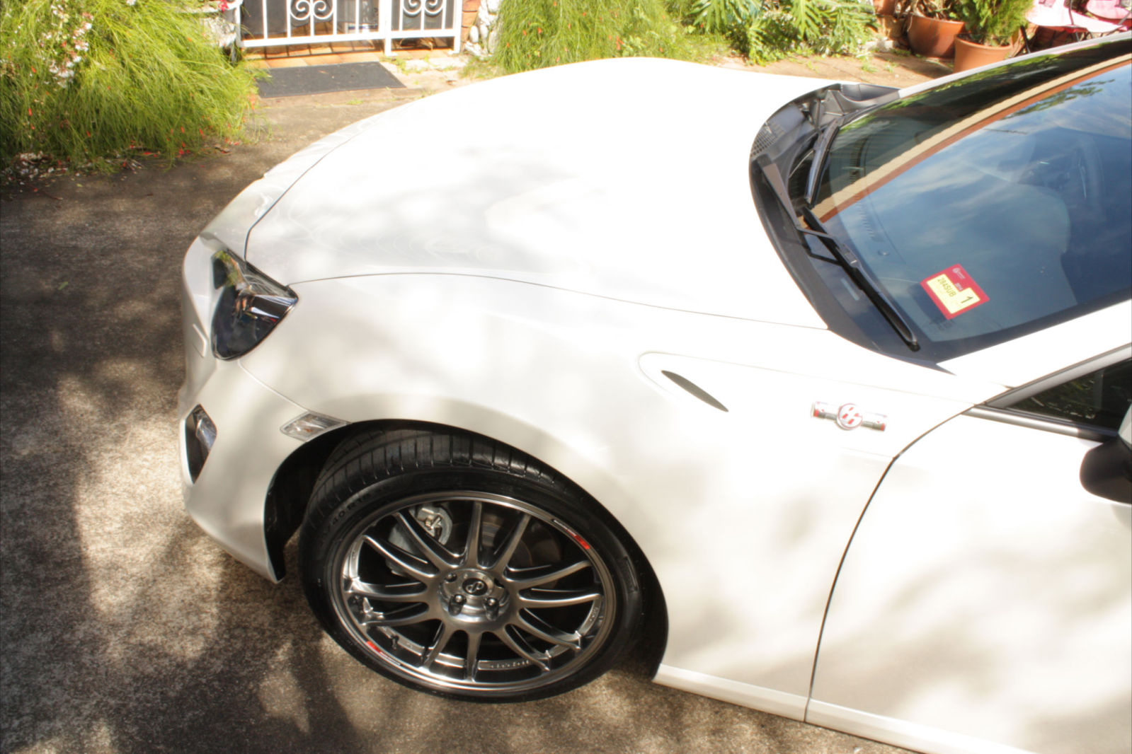 photo 1 Subaru BRZ custom wheels Enkei GTC01 18x8.0, ET +48, tire size 225/40 R18. x ET 