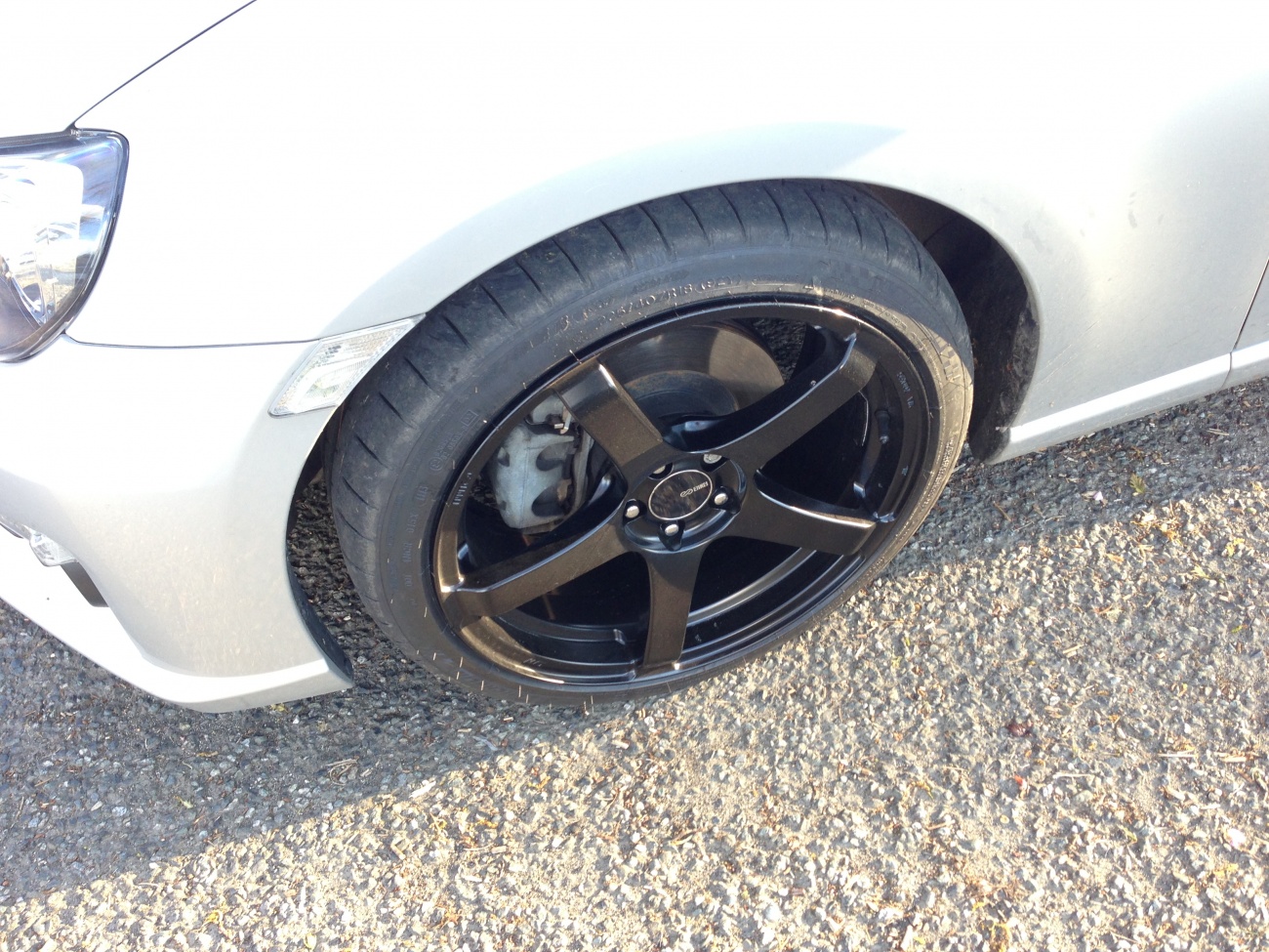 photo 2 Subaru BRZ custom wheels Enkei Kojin 18x8.5, ET +45, tire size 225/40 R18. 18x9.5 ET+45 255/35 R18