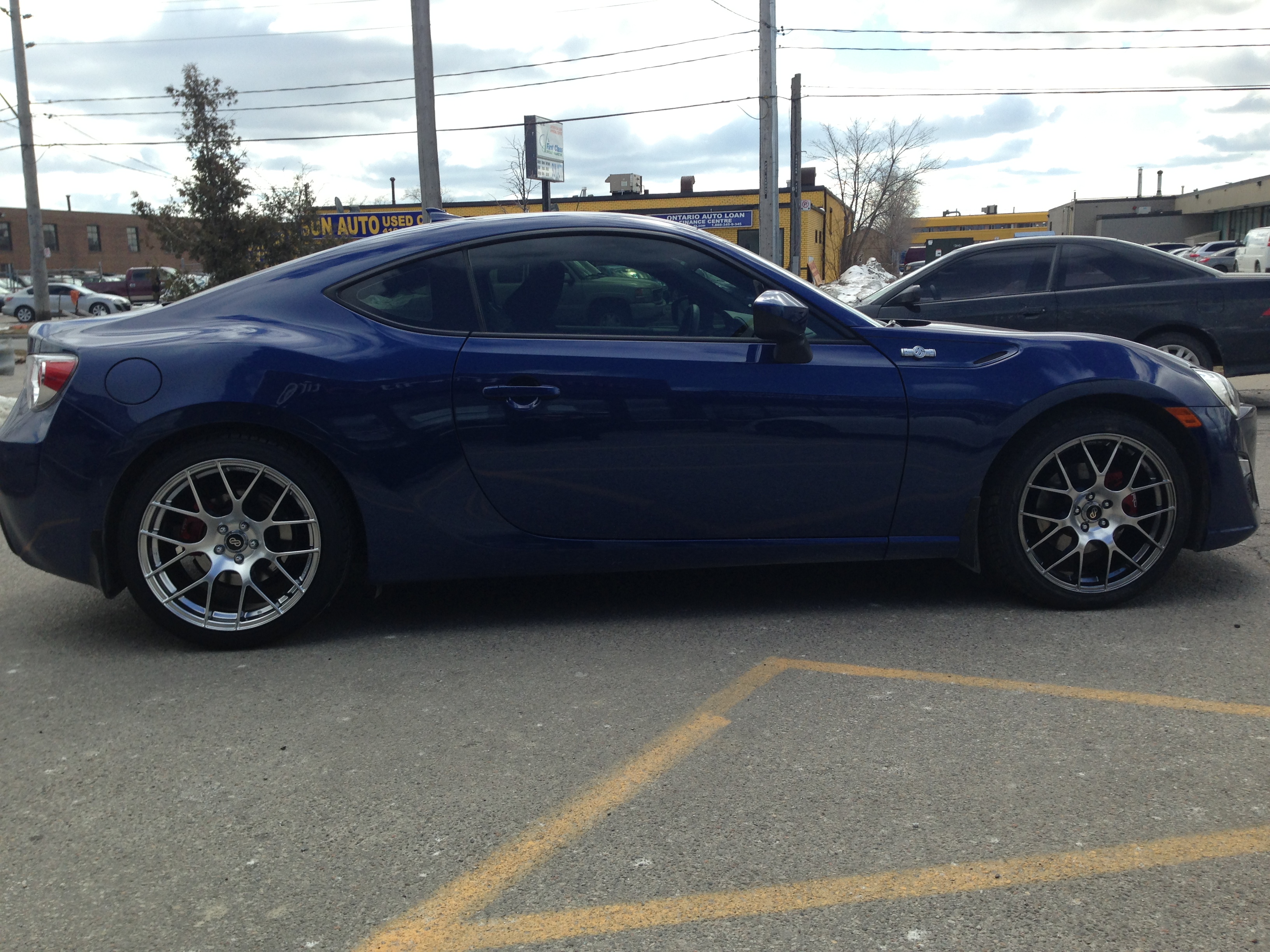 photo 1 Scion FR-S custom wheels Enkei Raijin 18x8.0, ET +40, tire size 225/40 R18. 18x9.5 ET+45 255/35 R18