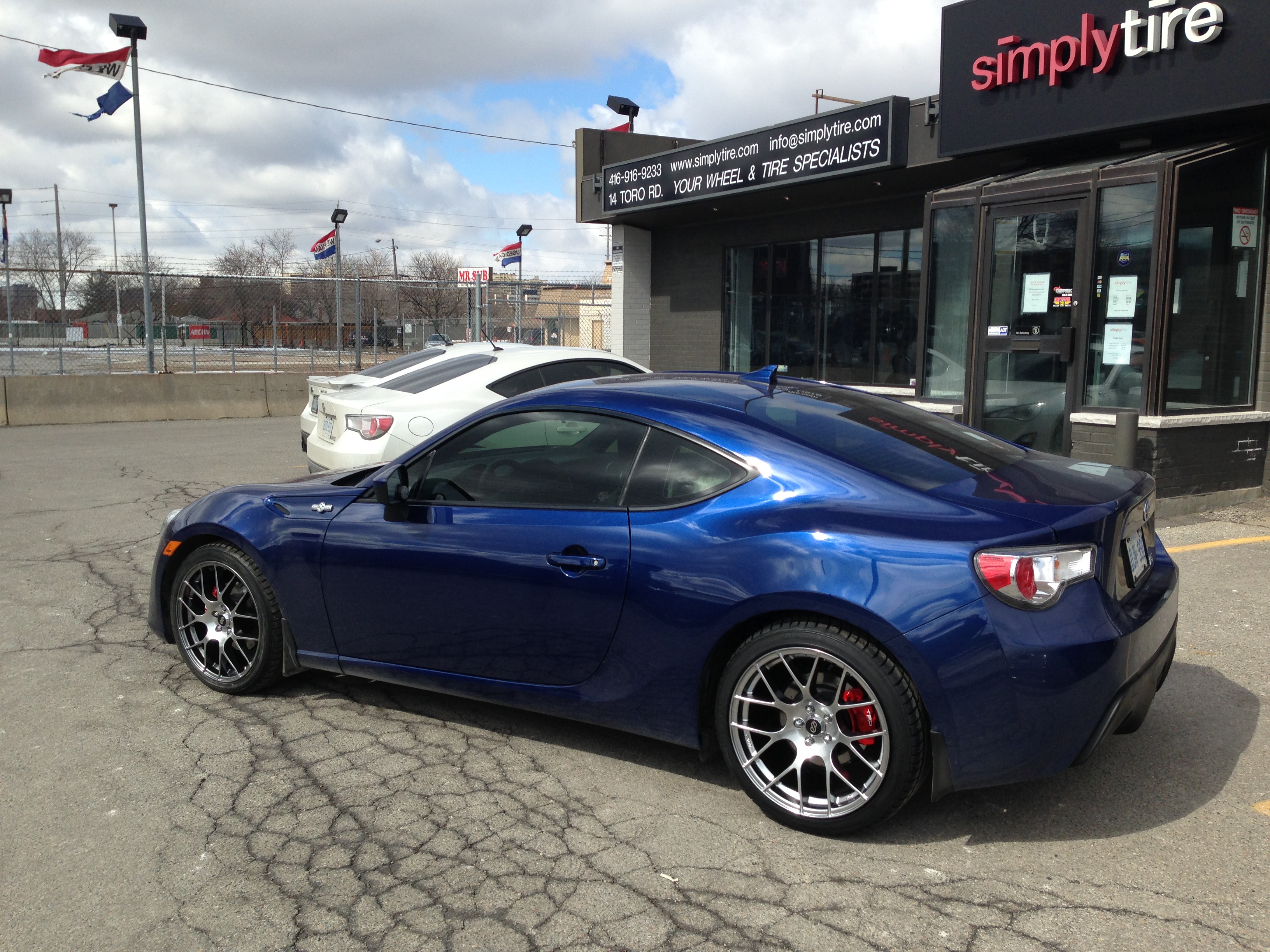 photo 3 Scion FR-S custom wheels Enkei Raijin 18x8.0, ET +40, tire size 225/40 R18. 18x9.5 ET+45 255/35 R18