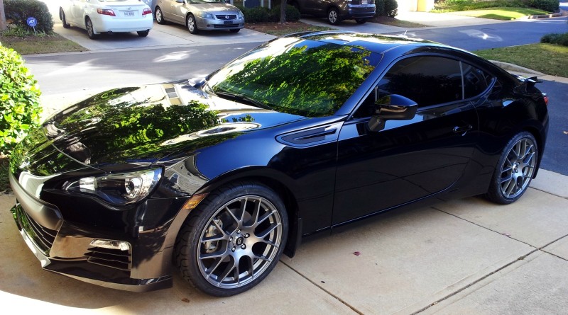 photo 2 Subaru BRZ custom wheels Enkei Raijin 18x8.0, ET +45, tire size 235/35 R18. x ET 