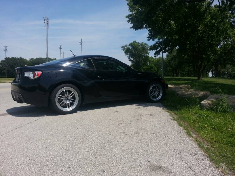 photo 1 Scion FR-S custom wheels Enkei RPF1 17x, ET , tire size 225/45 R17. x ET 