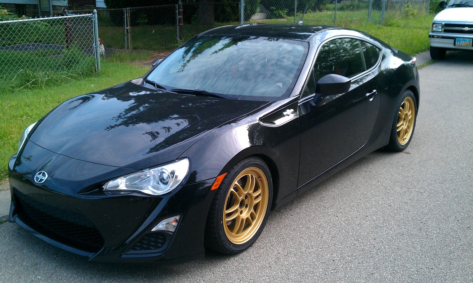 photo 1 Scion FR-S custom wheels Enkei RPF1 17x8.0, ET +45, tire size 235/40 R17. x ET 