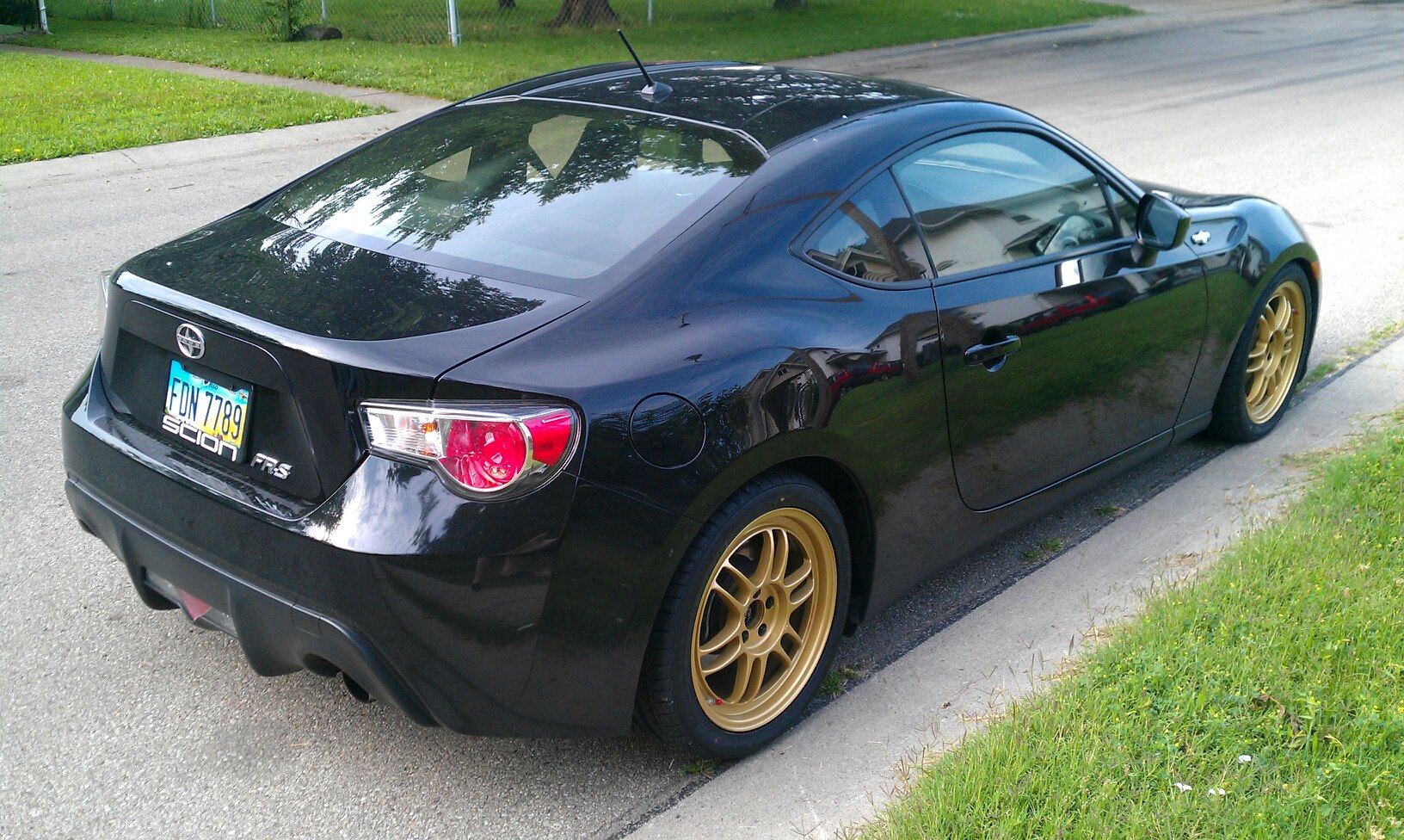 photo 2 Scion FR-S custom wheels Enkei RPF1 17x8.0, ET +45, tire size 235/40 R17. x ET 