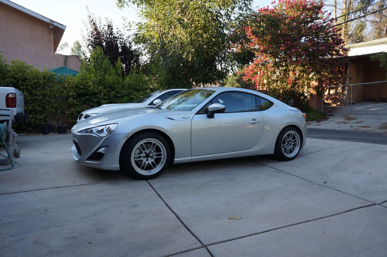 photo 7 Scion FR-S custom wheels Enkei RPF1 17x9.0, ET +35, tire size 225/45 R17. x ET