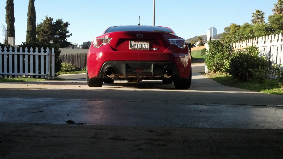 photo 2 Scion FR-S custom wheels Enkei RPF1 17x9.0, ET +35, tire size 245/40 R17. x ET