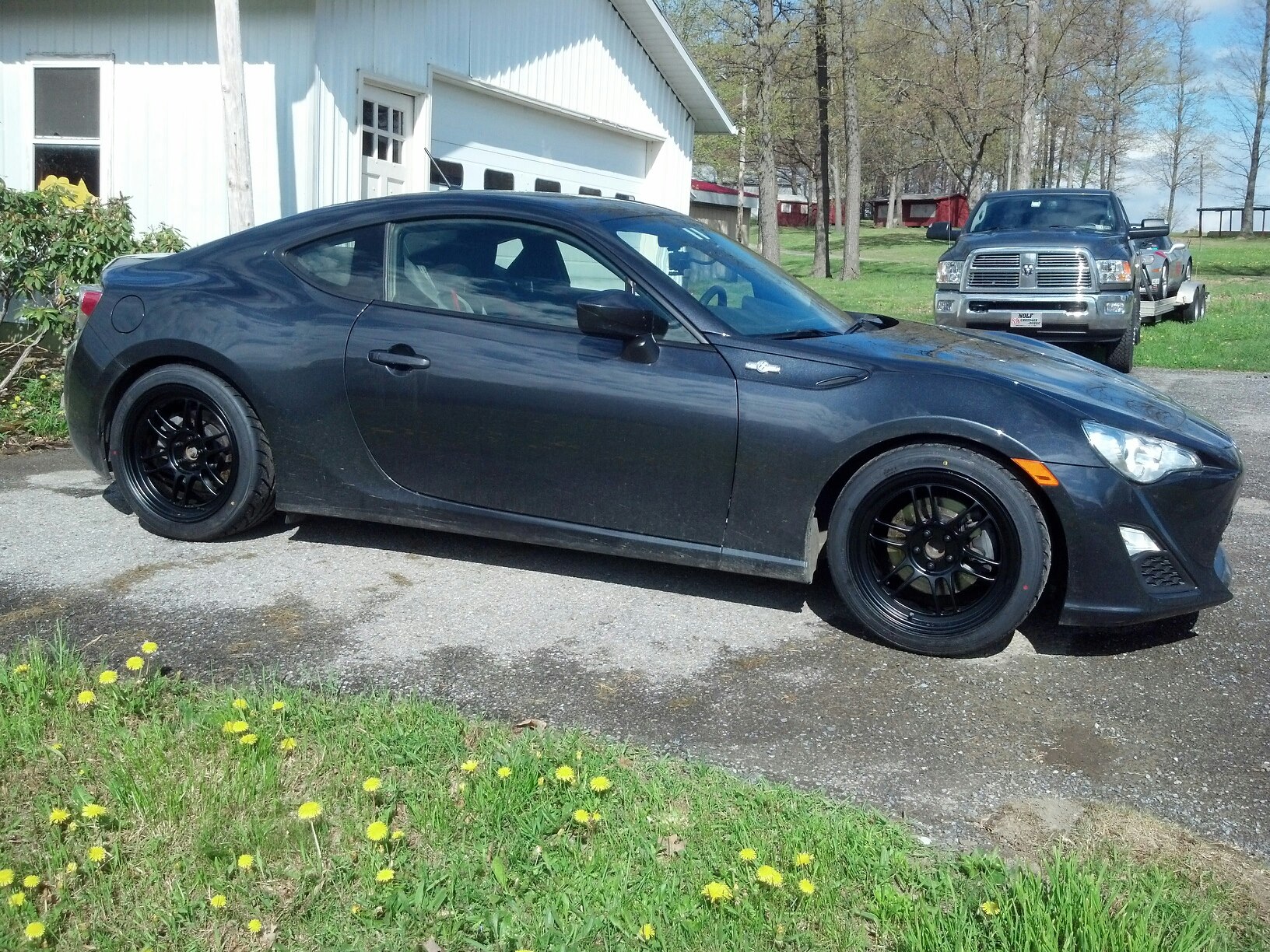 photo 1 Scion FR-S custom wheels Enkei RPF1 17x9.0, ET +45, tire size X R17. x ET