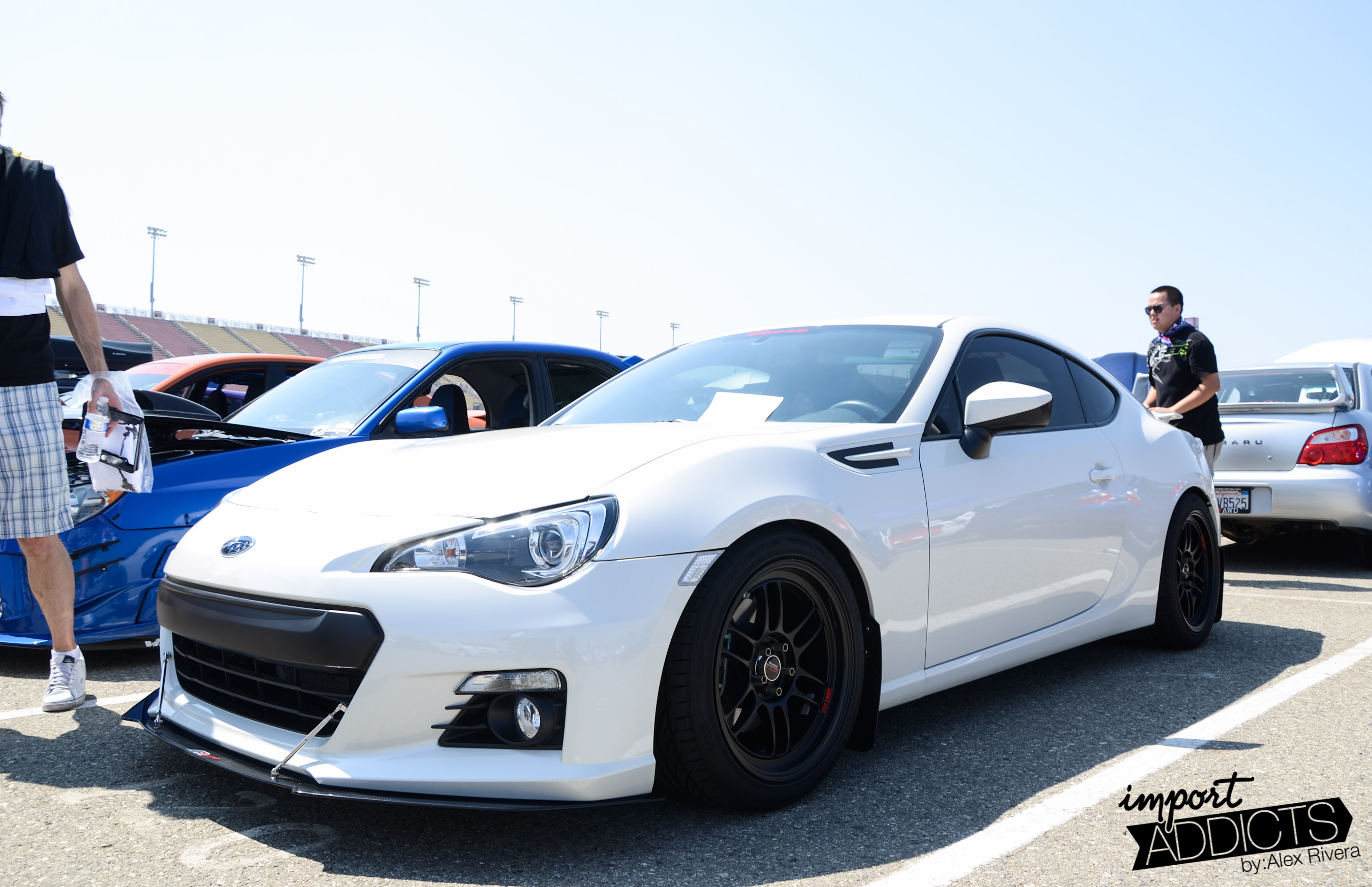 photo 1 Scion FR-S custom wheels Enkei RPF1 17x9.0, ET +35, tire size 245/40 R17. x ET 