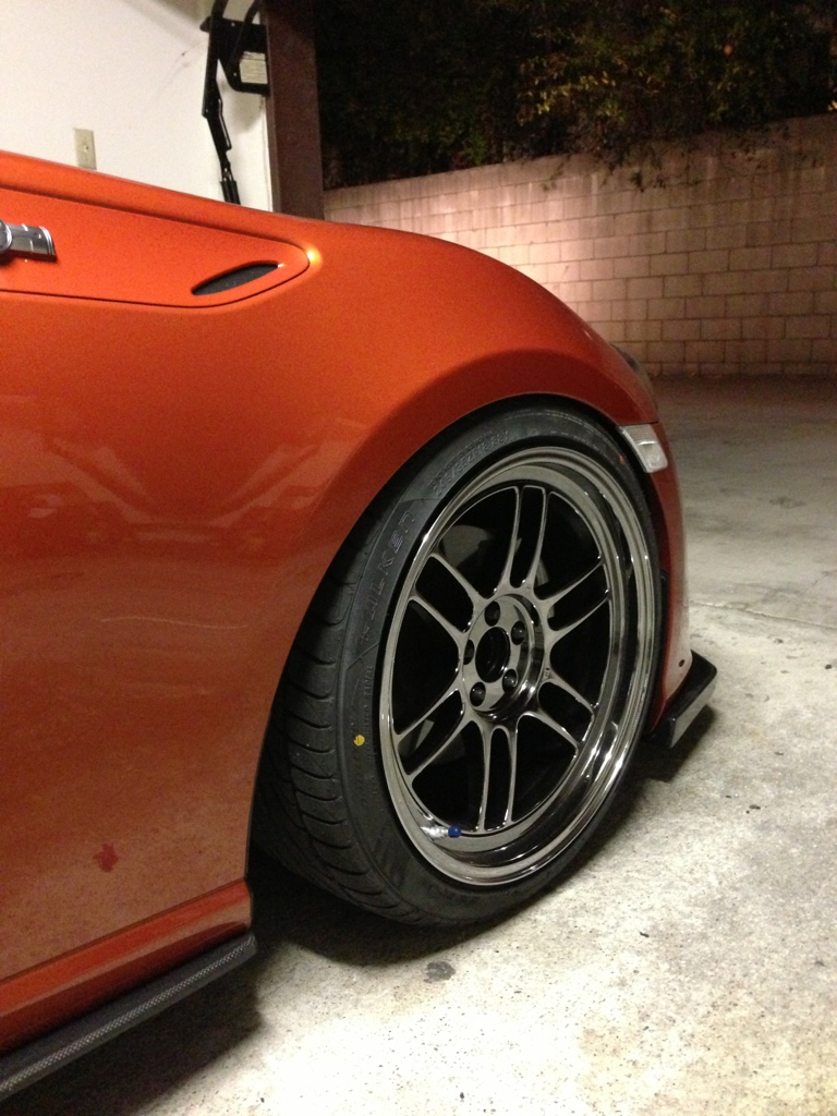 photo 4 Scion FR-S custom wheels Enkei RPF1 18x9.5, ET +38, tire size 245/35 R18. x ET