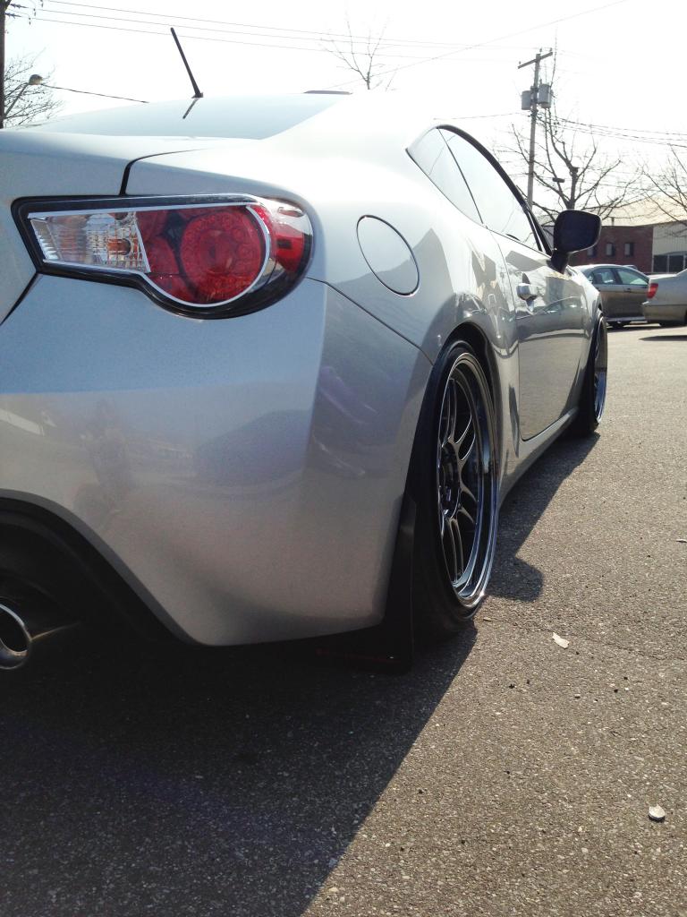 photo 1 Scion FR-S custom wheels Enkei RPF1 18x9.5, ET +38, tire size 225/40 R18. x ET 