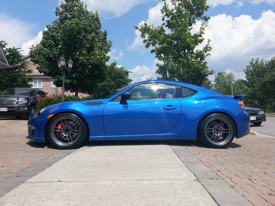 photo 2 Subaru BRZ custom wheels Enkei RPF1 18x9.5, ET +38, tire size 245/35 R18. x ET 