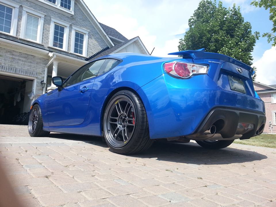 photo 3 Subaru BRZ custom wheels Enkei RPF1 18x9.5, ET +38, tire size 245/35 R18. x ET 