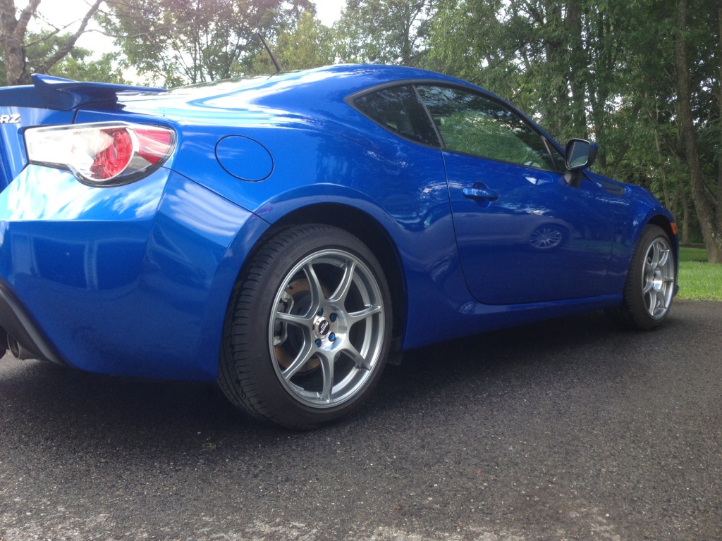 photo 6 Subaru BRZ custom wheels Enkei RS+M 17x8.0, ET +35, tire size 215/45 R17. x ET 