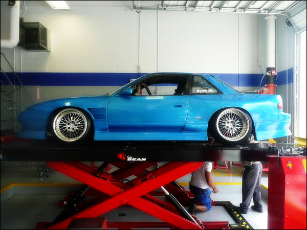 photo 3 Nissan S13 custom wheels WORK Bersaglio Mesh 18x10.0, ET -30, tire size 225/35 R18. 18x12.0 ET-17 265/35 R18