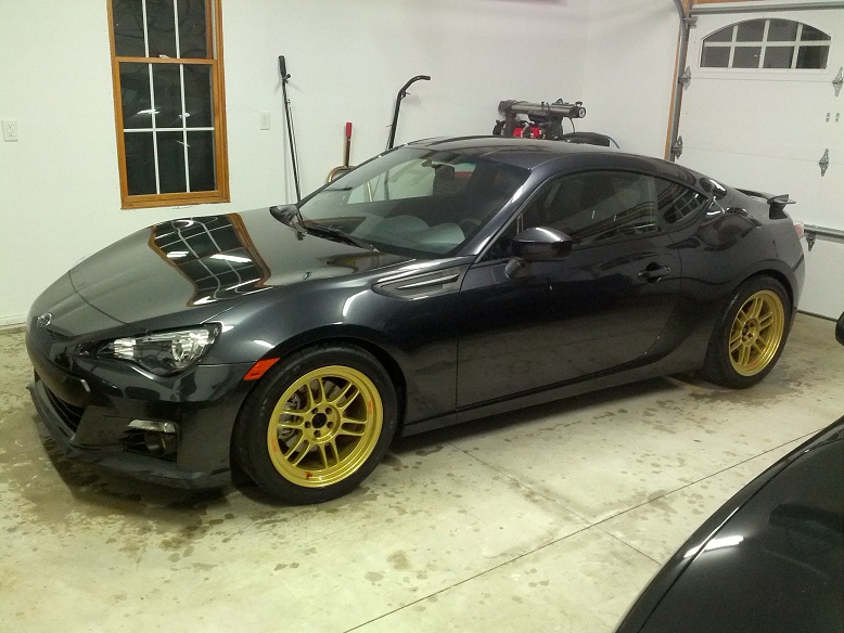 photo 1 Subaru BRZ custom wheels Enkei RPF1 17x9.0, ET +35, tire size 255/40 R17. x ET 