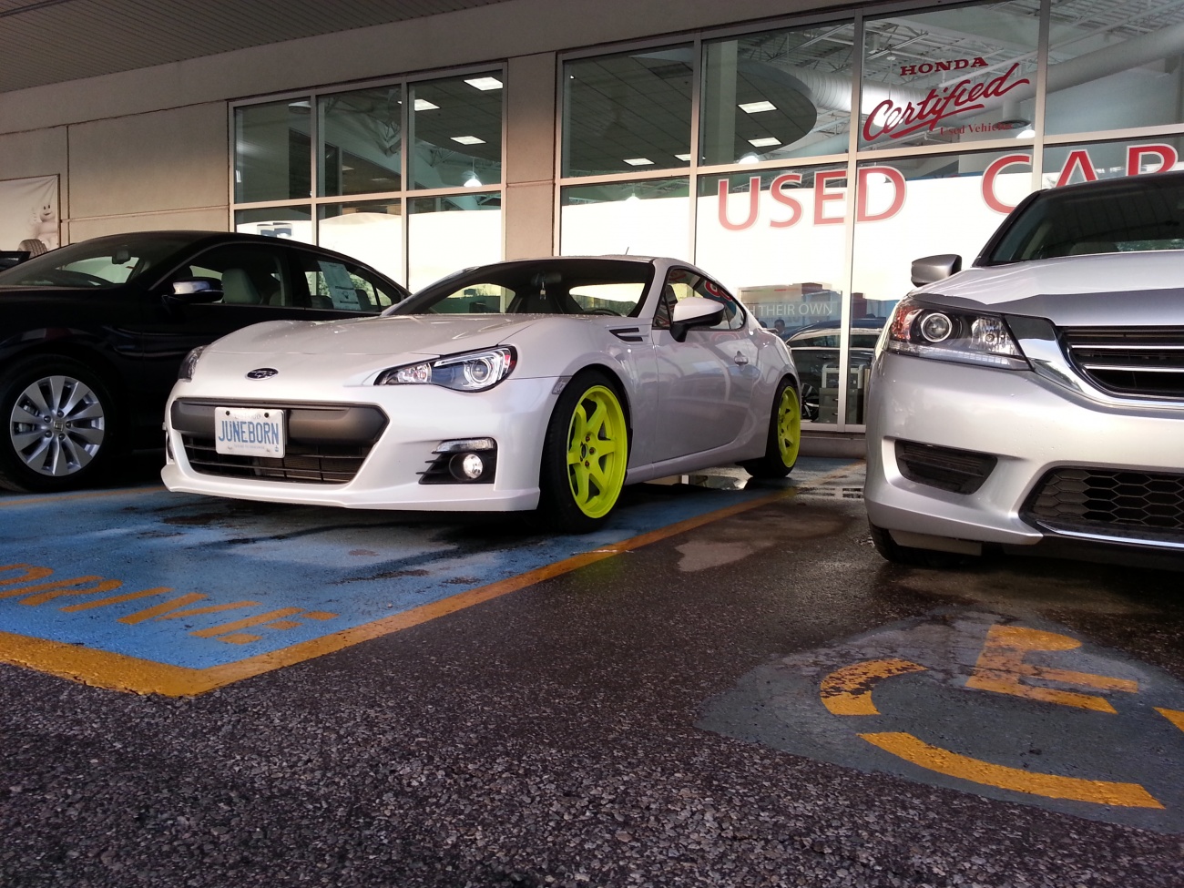 photo 2 Subaru BRZ custom wheels Fast Hayaku 18x9.0, ET +35, tire size 225/40 R18. x ET 