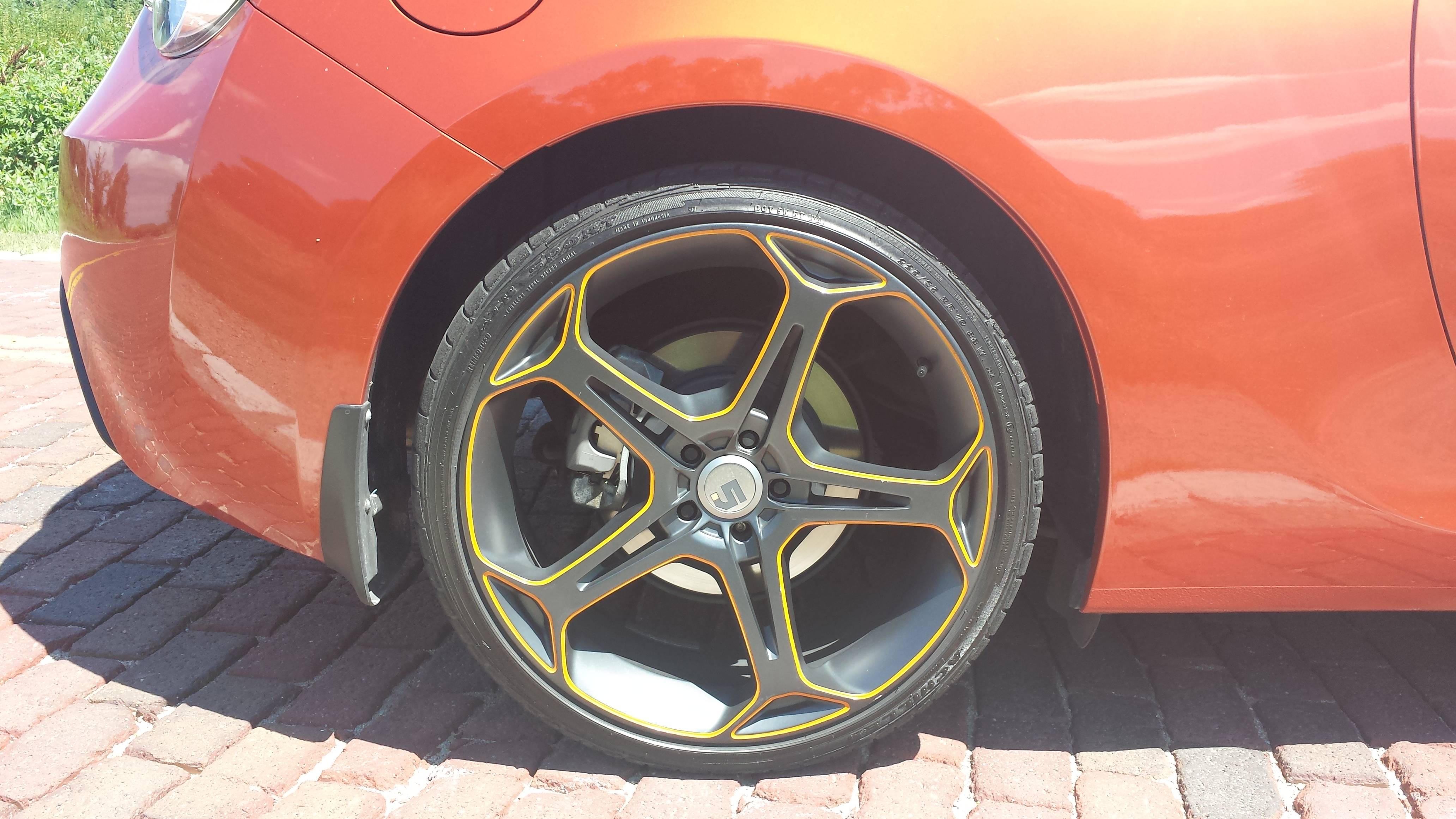 photo 1 Scion FR-S custom wheels Five Axis X5:F 19x8.5, ET +40, tire size 225/35 R19. x ET