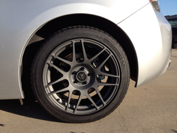 photo 1 Scion FR-S custom wheels Forgestar F14 17x8.5, ET +38, tire size 245/40 R17. x ET