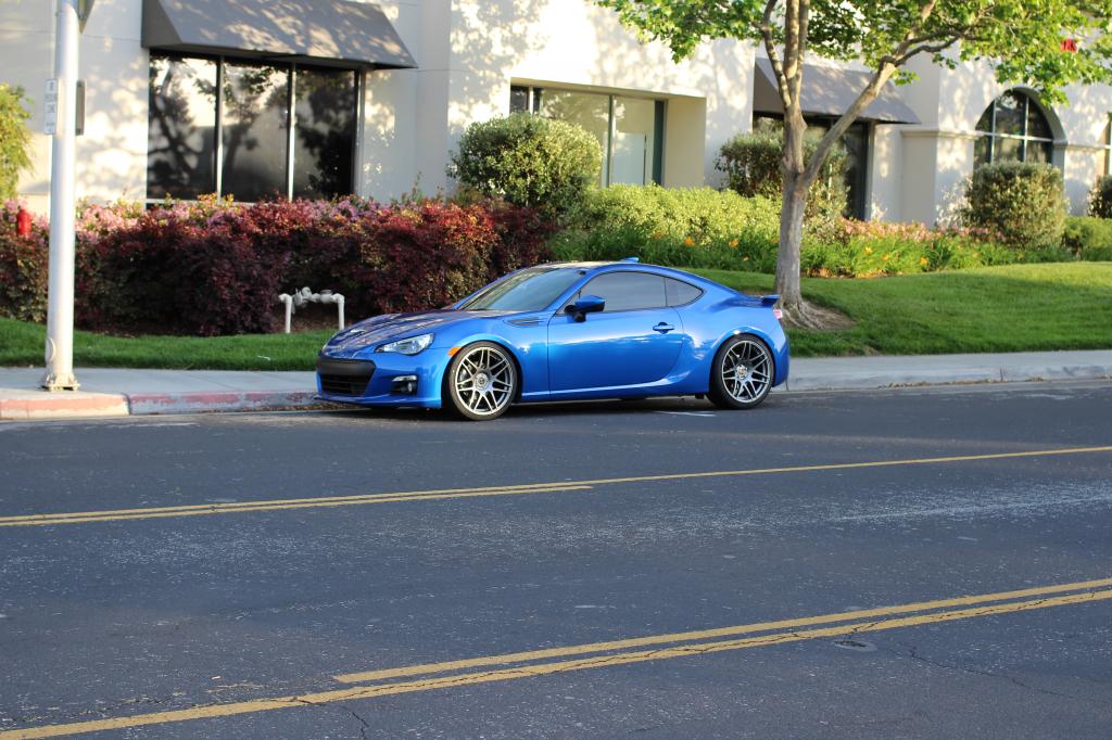 photo 2 Subaru BRZ custom wheels Forgestar F14 19x8.5, ET +35, tire size X R19. 19x9.5 ET+38 