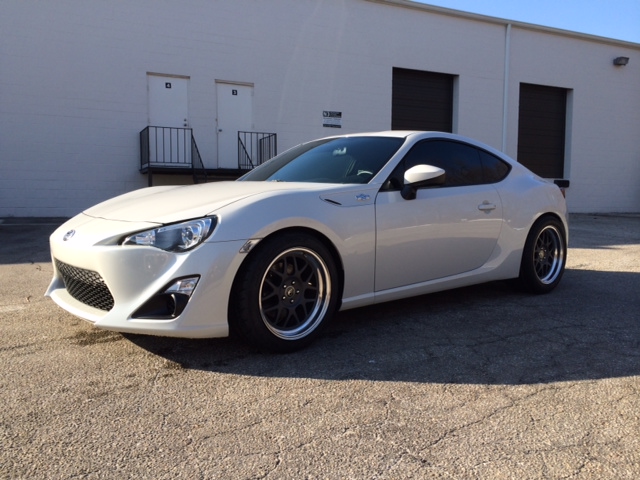 photo 3 Scion FR-S custom wheels Forgestar F14F 17x9.5, ET +38, tire size 255/40 R17. x ET 275/40 R
