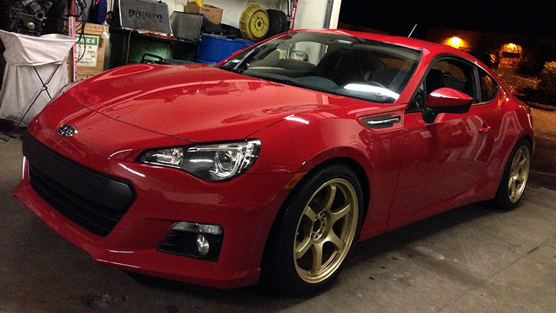 photo 1 Subaru BRZ custom wheels Gram Lights 57DR 17x9.0, ET +35, tire size X R17. x ET
