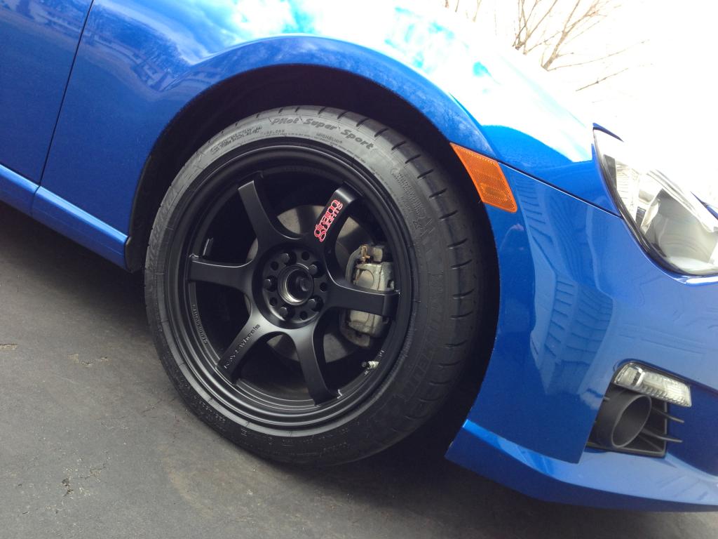 photo 1 Subaru BRZ custom wheels Gram Lights 57DR 17x9.0, ET +38, tire size 225/45 R17. x ET 