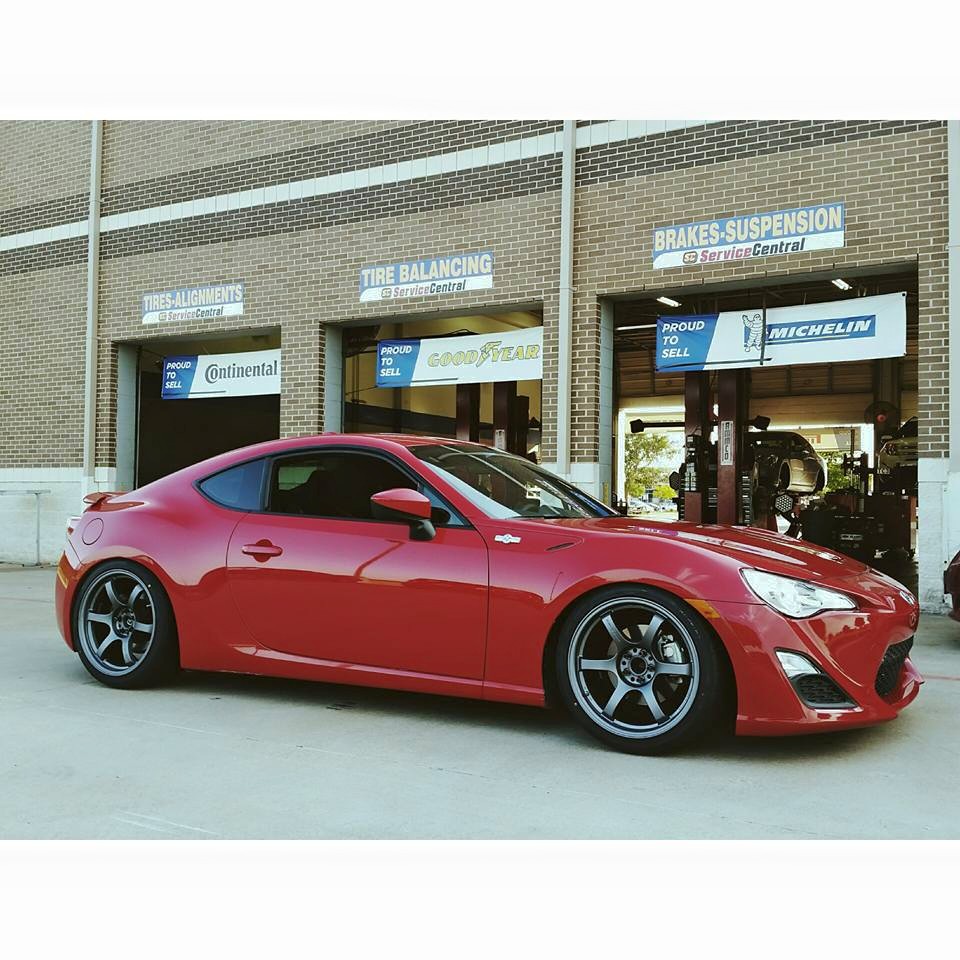 photo 1 Scion FR-S custom wheels Gram Lights 57DR 18x9.5, ET +38, tire size 255/35 R18. x ET 