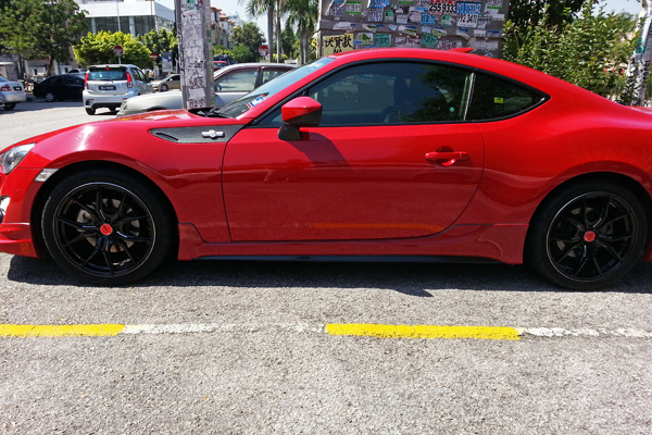 photo 4 Subaru BRZ custom wheels Gram Lights 57FXX 18x8.0, ET +45, tire size 225/40 R18. x ET 