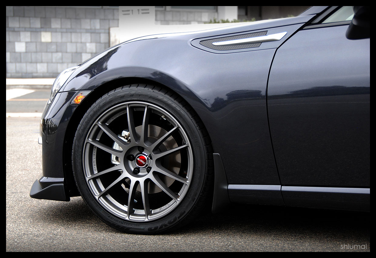 photo 1 Subaru BRZ custom wheels Gram Lights 57Xtreme 18x8.5, ET , tire size 235/40 R18. 18x9.5 ET 265/35 R18