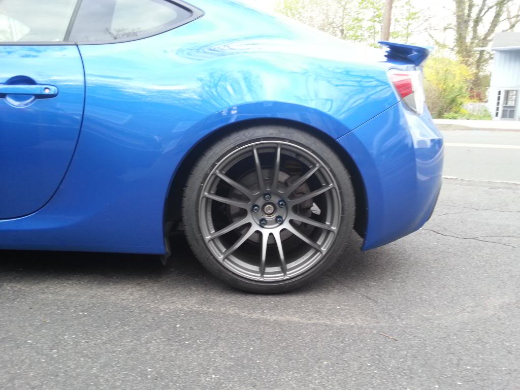 photo 3 Subaru BRZ custom wheels Gram Lights 57Xtreme 18x9.5, ET +40, tire size 245/35 R18. x ET 