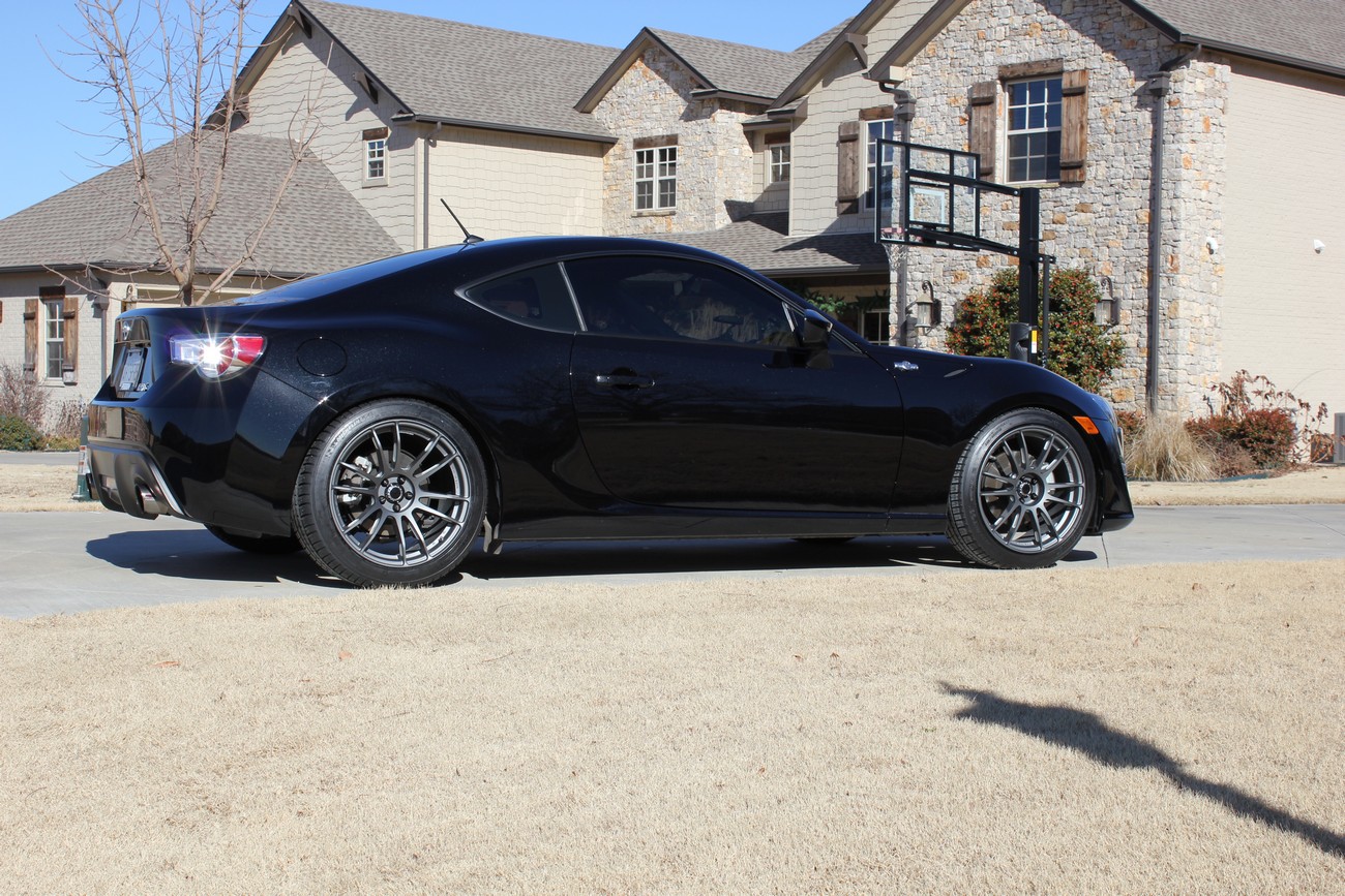 photo 3 Scion FR-S custom wheels Gram Lights 57Xtreme 18x8.5, ET +45, tire size 225/45 R18. 18x9.5 ET+40 255/40 R18