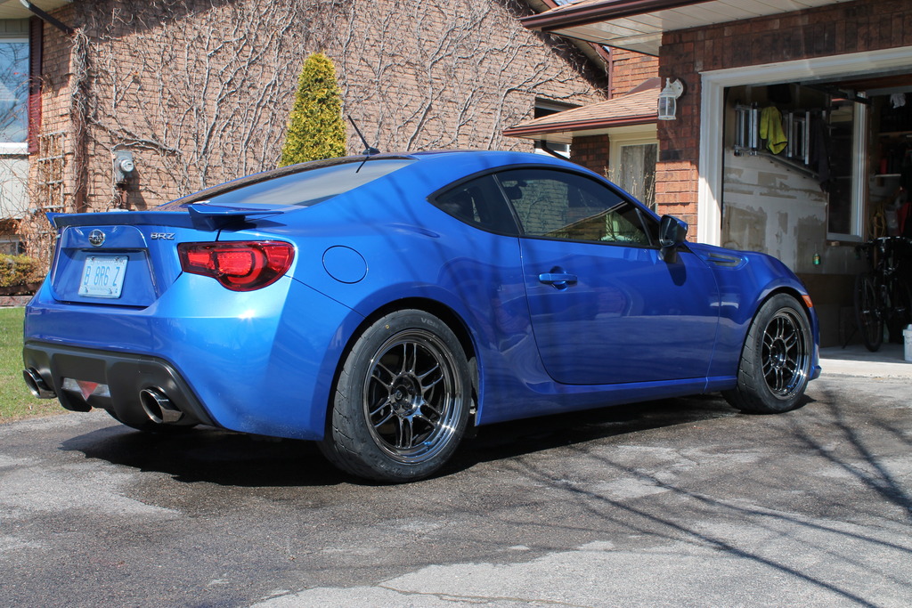 photo 1 Subaru BRZ custom wheels Enkei RPF1 17x9.0, ET +35, tire size 245/40 R17. x ET 