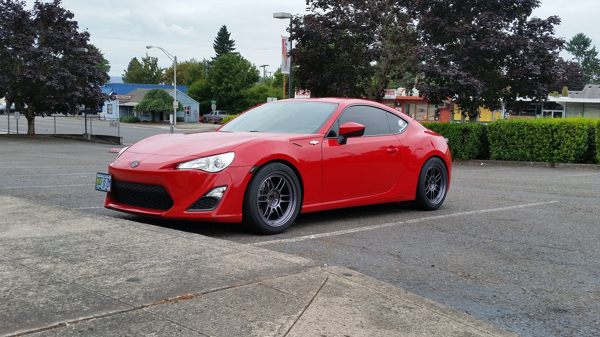 photo 2 Scion FR-S custom wheels Enkei RPF1 17x9.0, ET +35, tire size 245/40 R17. x ET