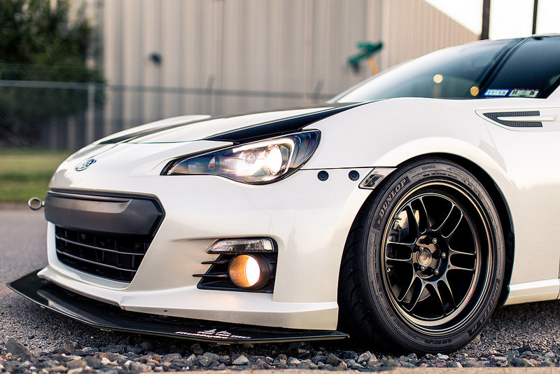 photo 1 Subaru BRZ custom wheels Enkei RPF1 17x9.0, ET +35, tire size 245/40 R17. x ET 