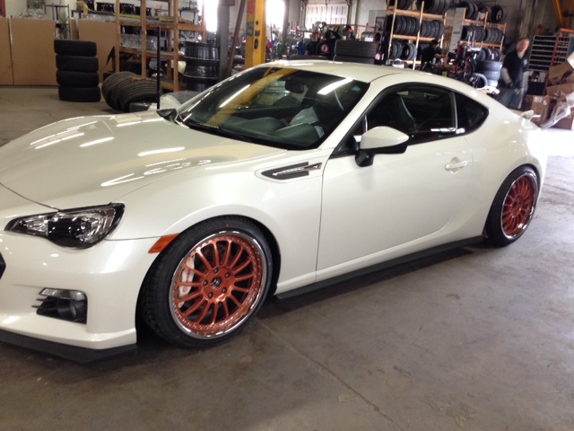 photo 2 Subaru BRZ custom wheels Iforged Retro 18x9.5, ET +50, tire size 225/40 R18. x ET 