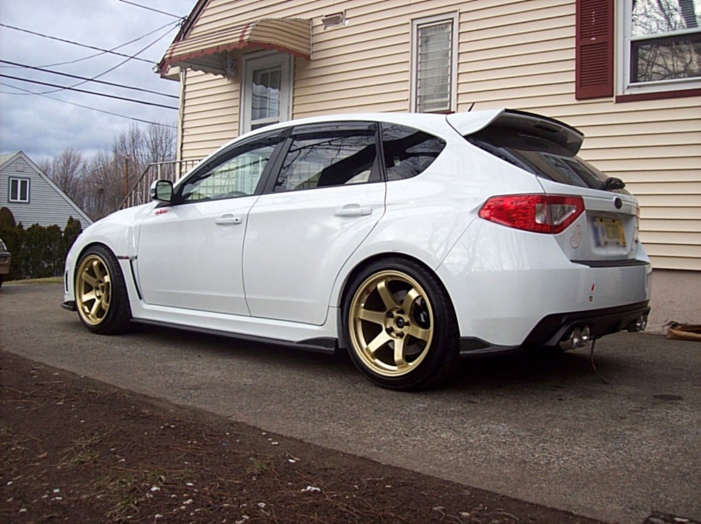 photo 2 Subaru Impreza WRX STi custom wheels Rota Grid 18x9.5, ET +33, tire size 245/40 R18. 18x9.5 ET+38 