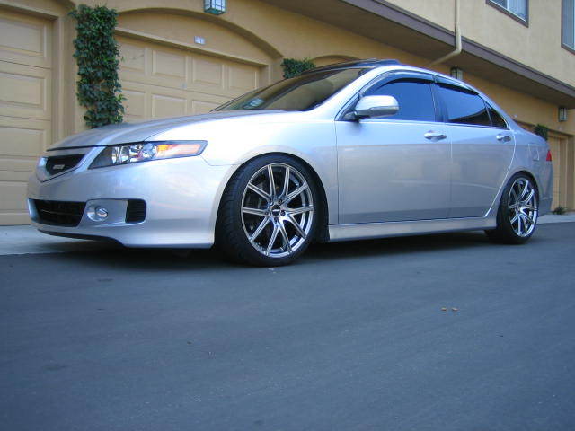 photo 1 Acura TSX custom wheels AME Tracer FS01 18x8.0, ET +35, tire size 215/40 R18. 18x9.0 ET+40 225/40 R18