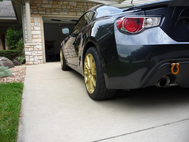 photo 6 Scion FR-S custom wheels OZ Formula HLT 17x9.0, ET +42, tire size 245/40 R17. x ET 