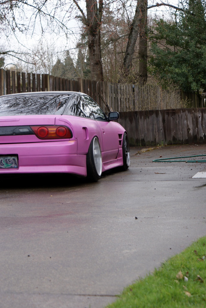 photo 2 Nissan S13 custom wheels Enkei RPF-1 18x10.5, ET +15, tire size 235/40 R18. 18x12.0 ET-1 275/35 R18