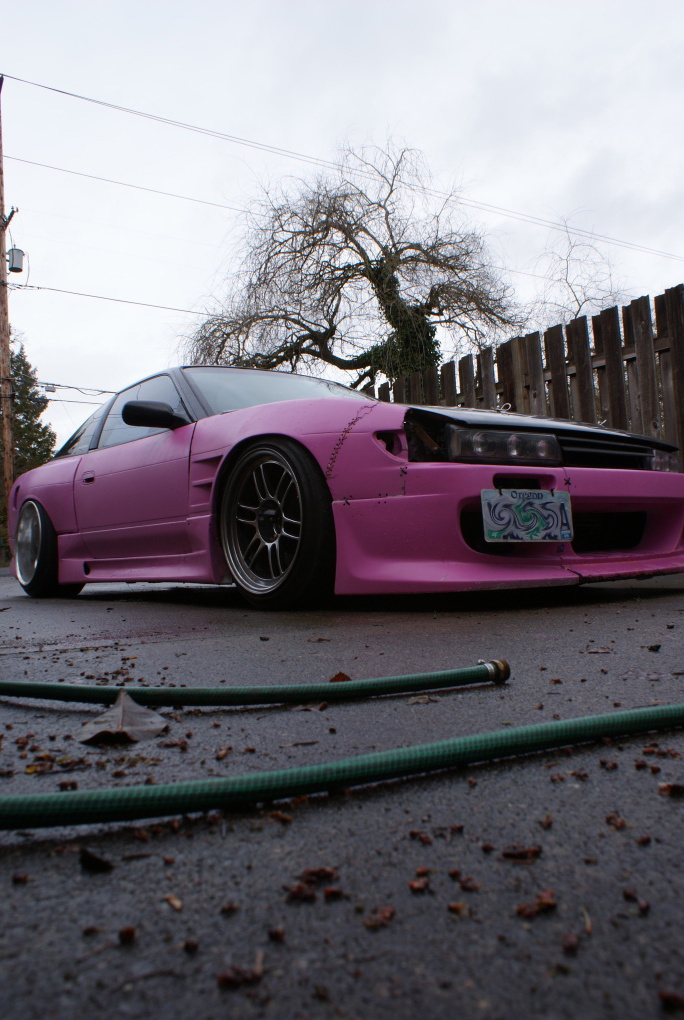 photo 5 Nissan S13 custom wheels Enkei RPF-1 18x10.5, ET +15, tire size 235/40 R18. 18x12.0 ET-1 275/35 R18