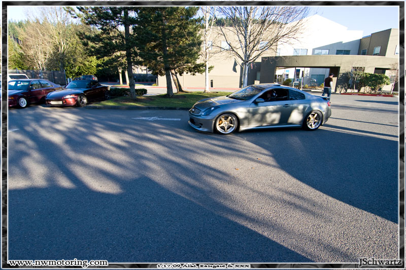 photo 5 Infiniti G35 custom wheels Rays Engineering Volk Racing SF-Challenge 19x9.5, ET +15, tire size 255/35 R19. 19x10.5 ET+23 285/35 R19