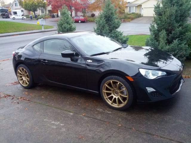 photo 3 Scion FR-S custom wheels Rota G-force 18x9.0, ET +35, tire size 235/40 R18. x ET 
