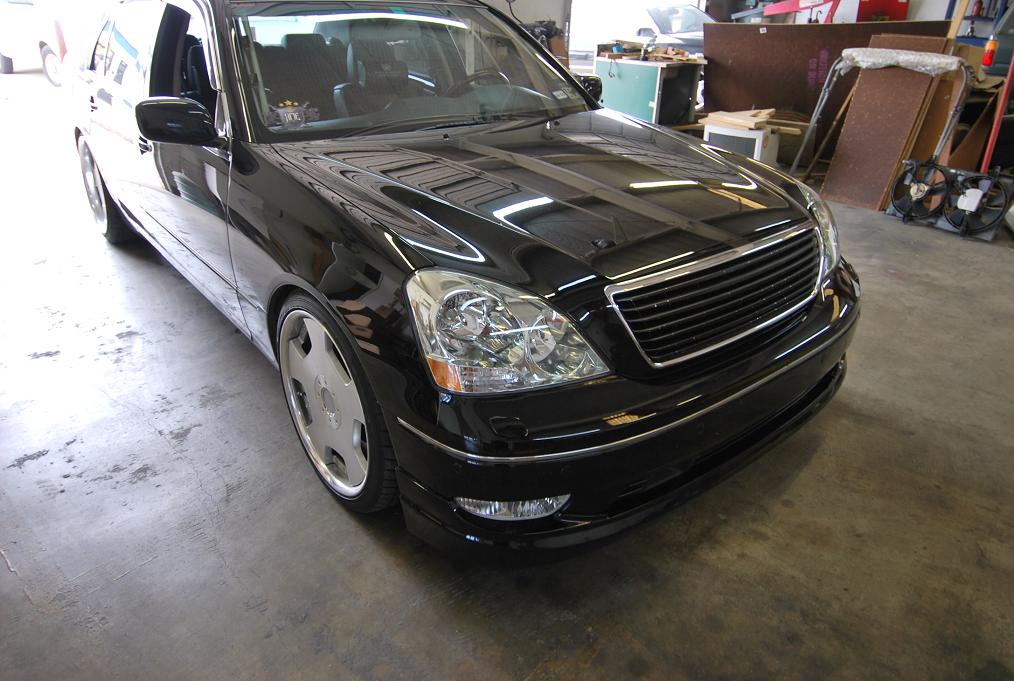 photo 20 Lexus LS 430 custom wheels Work Euroline DZ 20x9.0, ET +38, tire size 245/35 R20. 20x10.0 ET+44 255/35 R20