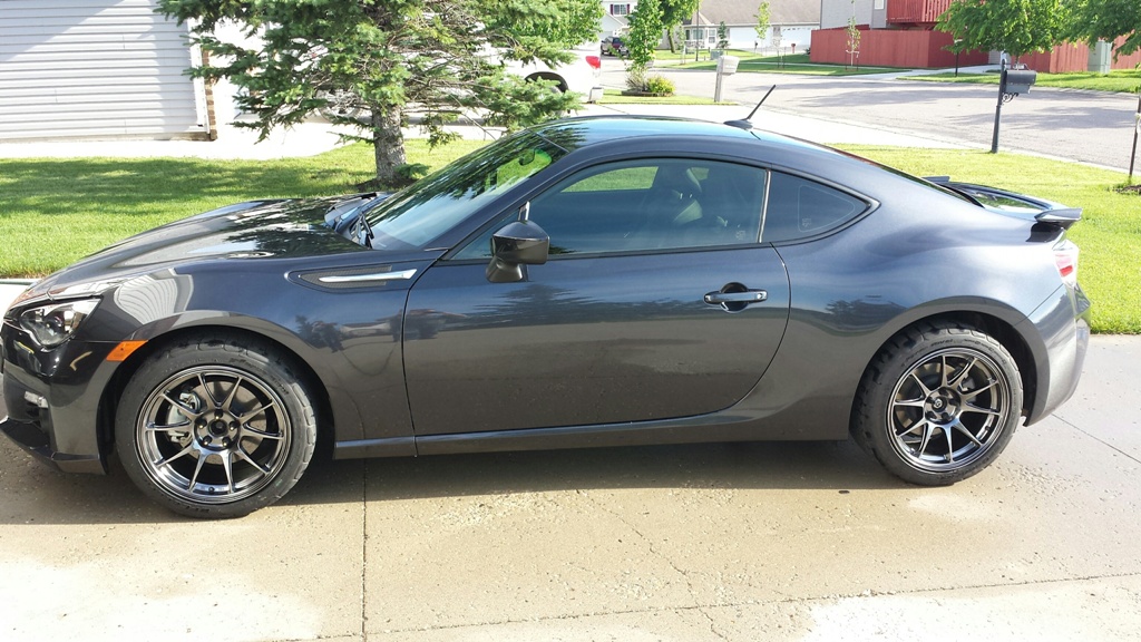 photo 5 Subaru BRZ custom wheels Rota Titan 17x9.0, ET +42, tire size 245/40 R17. x ET